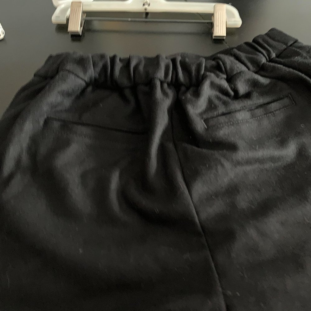 Banana Republic Black Pleated Wool-Blend Pant-NWT-Size 6 (773658) - Picture 3 of 4